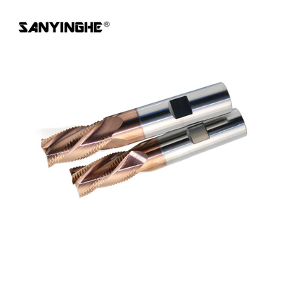 HRC55 Rouging Solid Tungsten Carbide End Mills CNC Full Teeth Thread Milling Cutter